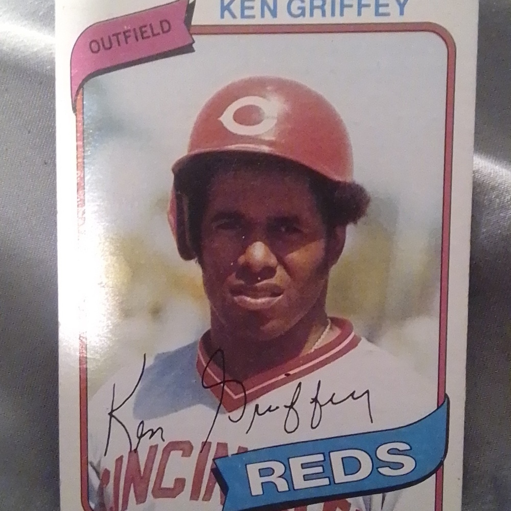 1980 Topps Ken Griffey autograph card